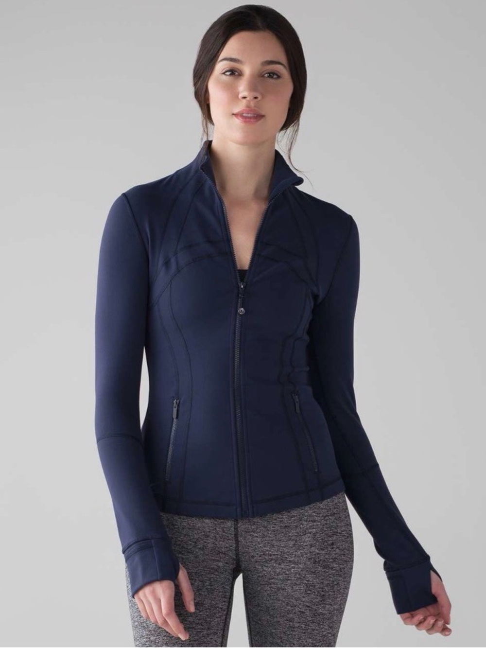 Lululemon Define Jacket Luon Navy Blue Full Zip Size 8